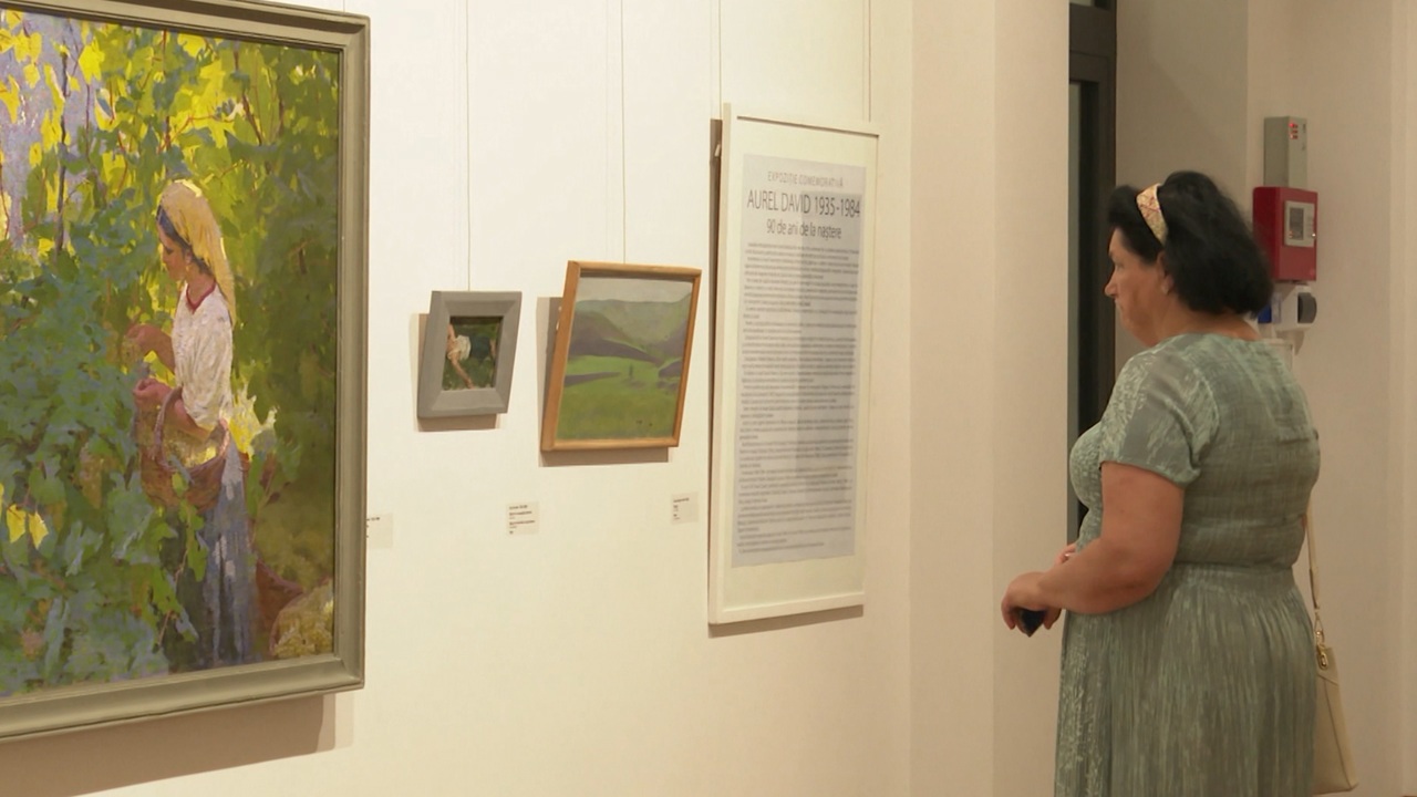 Lucrările pictorului Aurel David, expuse la Muzeul Național de Artă   