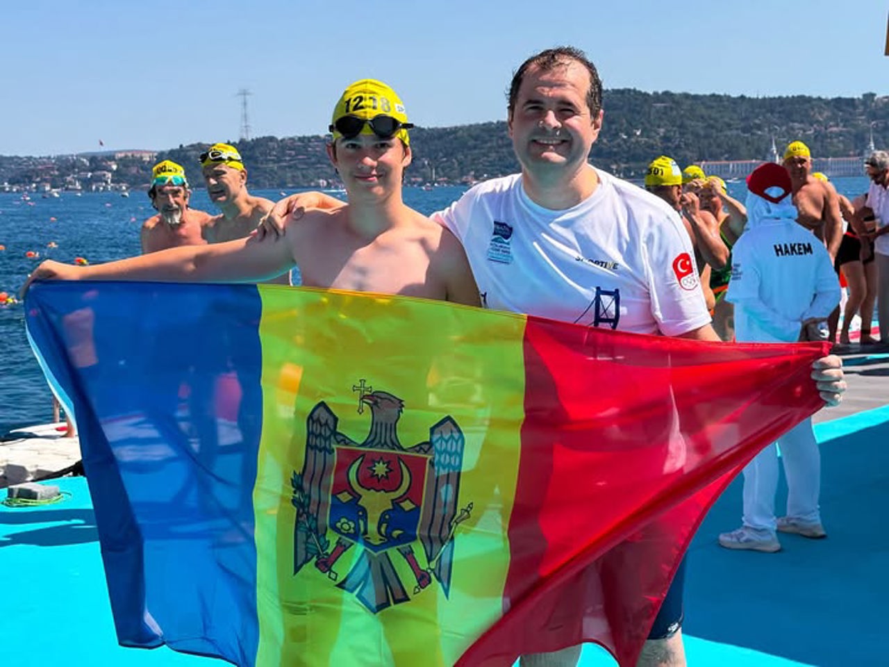 Vasile Tofan, după cursa de 6.5 km peste Bosfor: „Fiul meu a fost mai rapid decât mine”