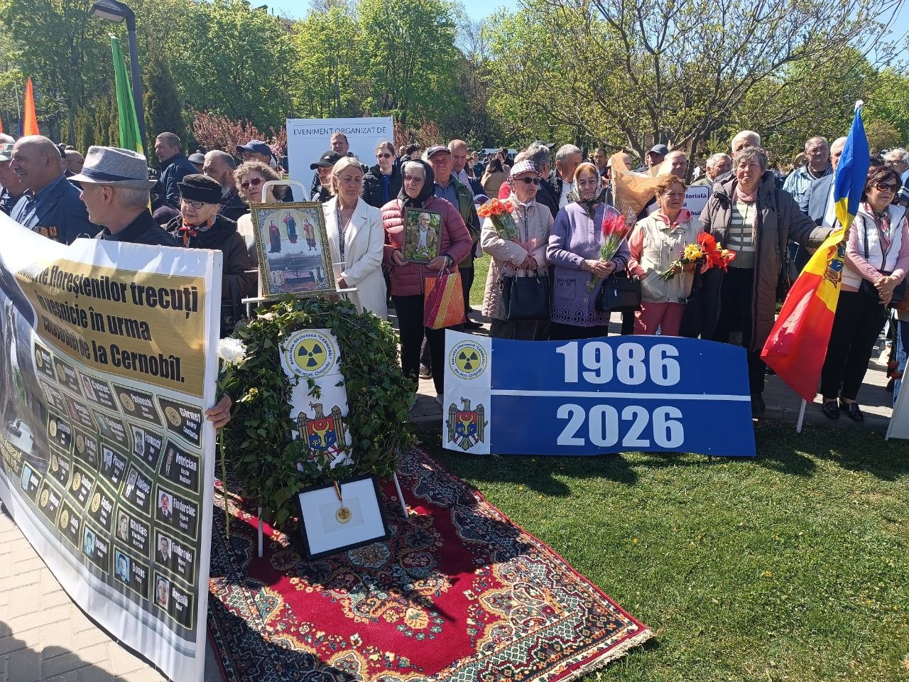 Omagiu la Chișinău, la 40 de ani de la tragedia nucleară din Cernobîl: „Nu pot uita cum am fost dus în groapa cu radiații”