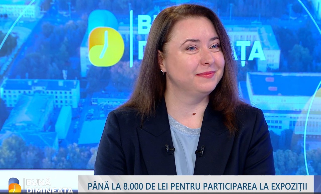 captură video: Ana Sochircă, în platoul „Bună Dimineața”, ediția din 08.10.2026