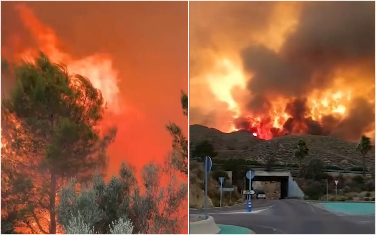 Spania, în flăcări: Cel puțin 11 oameni au murit în provincia Almería din cauza incendiilor ieșite de sub control