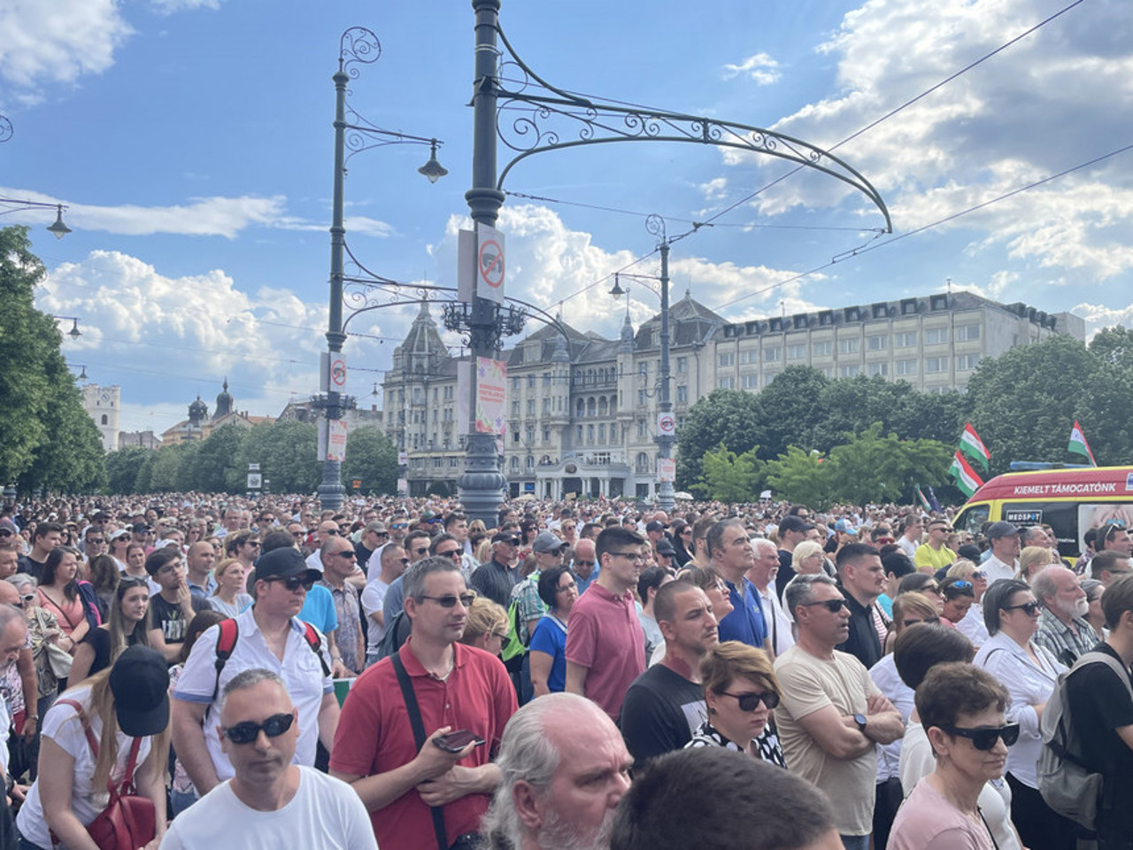 Thousands protest against Hungary's Orban in ruling party stronghold