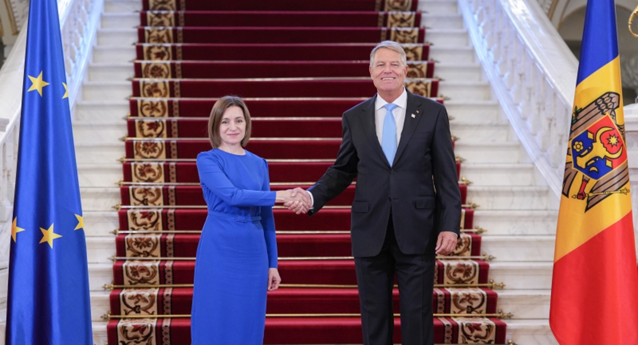 Maia Sandu s-a întâlnit cu președintele României, Klaus Iohannis. Cooperarea bilaterală, în discuție