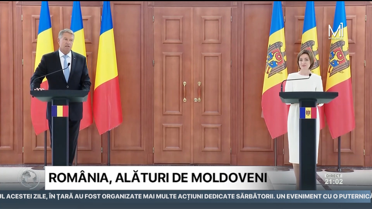 România alături de moldoveni//Vizită importantă la Chișinău//Marea dictare națională