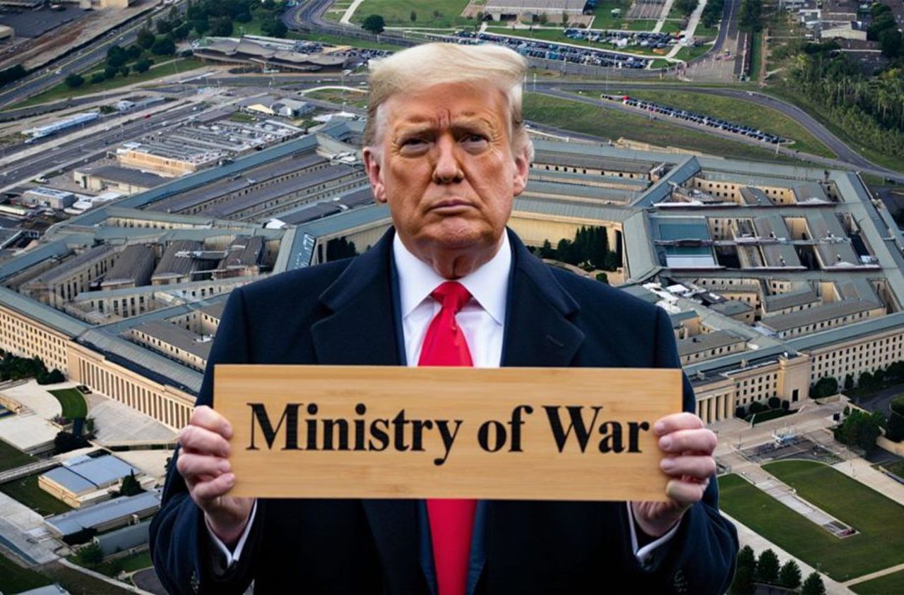 Дональд Трамп переименовал Пентагон в министерство войны США