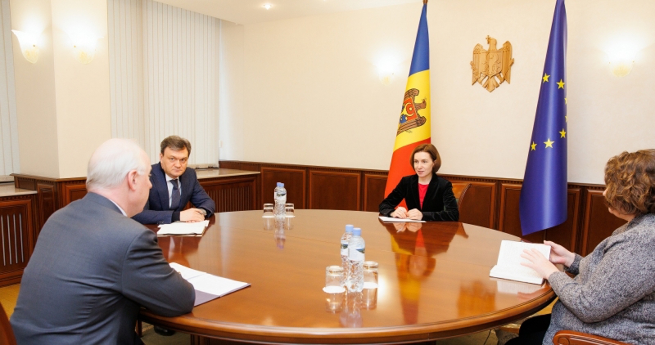 Președinta Maia Sandu  a discutat cu ambasadorul SUA, Kent Logsdon, despre situația din Republica Moldova și regiune