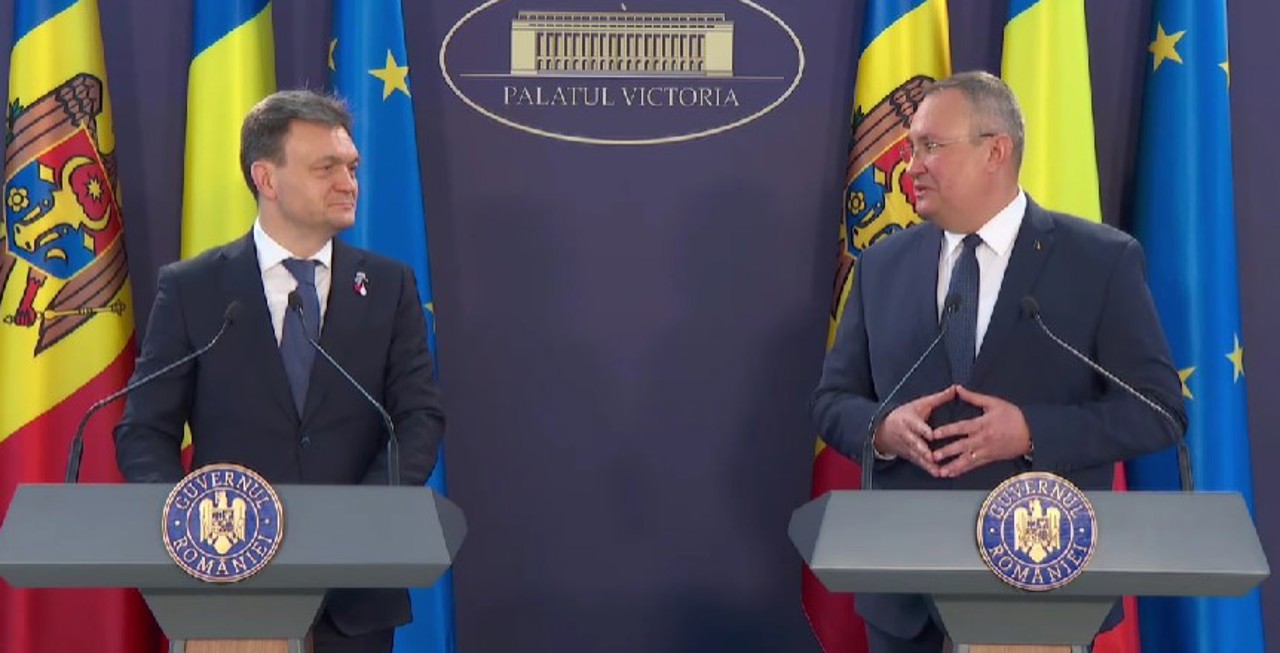 Nicolae Ciucă, to Dorin Recean: Romania will continue to support the Republic of Moldova in overcoming the crises and the hybrid pressure it is under