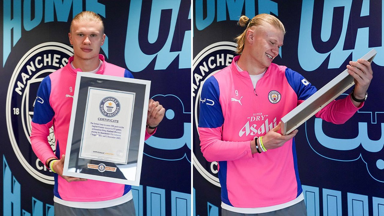 Erling Braut Haaland a primit certificatele pentru că a doborât sau a egalat 4 recorduri mondiale