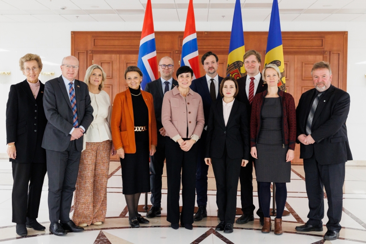Cooperarea moldo-norvegiană, discutată de președinta Maia Sandu și delegația parlamentară din Norvegia