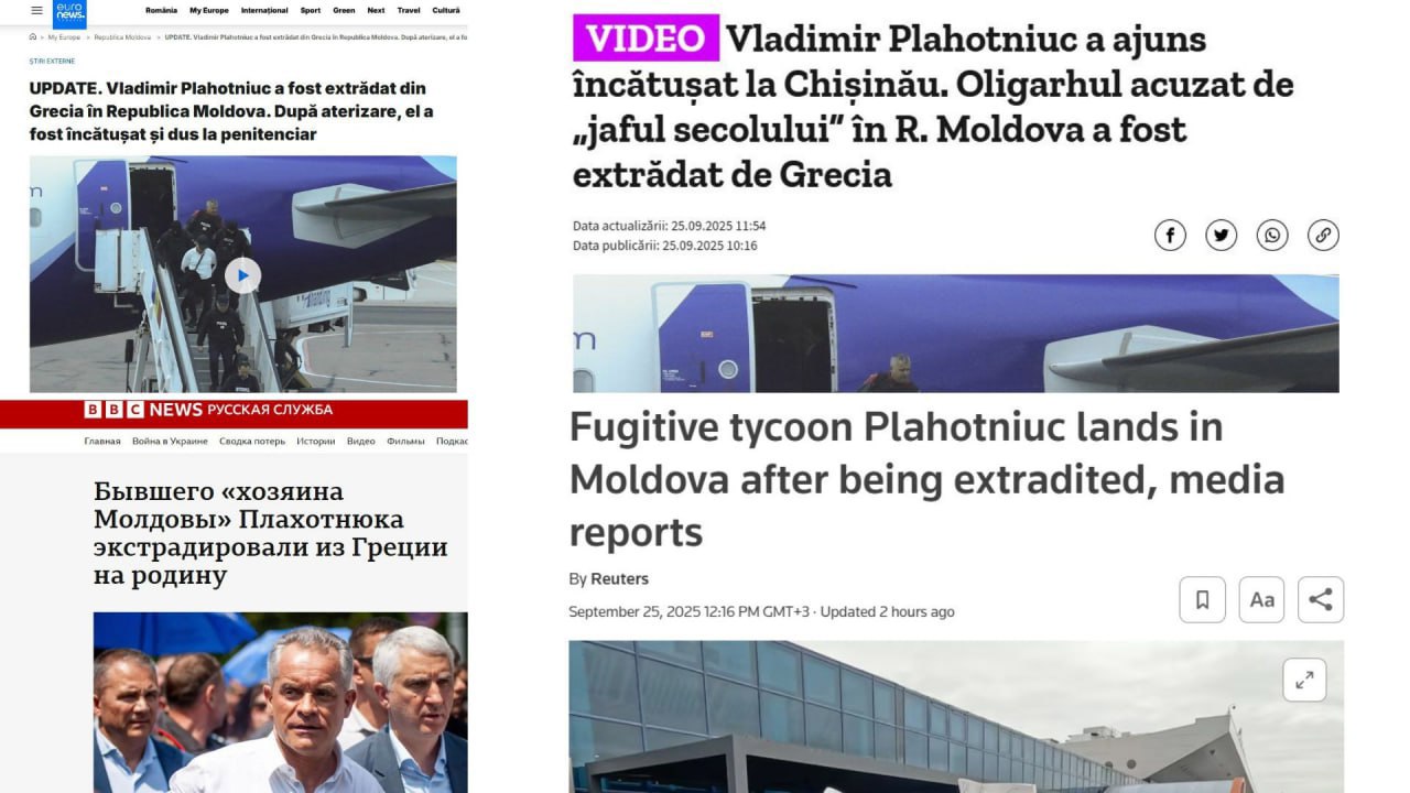 Fostul „stăpân al Moldovei”, adus în cătușe la Chișinău: extrădarea lui Vladimir Plahotniuc, în presa internațională