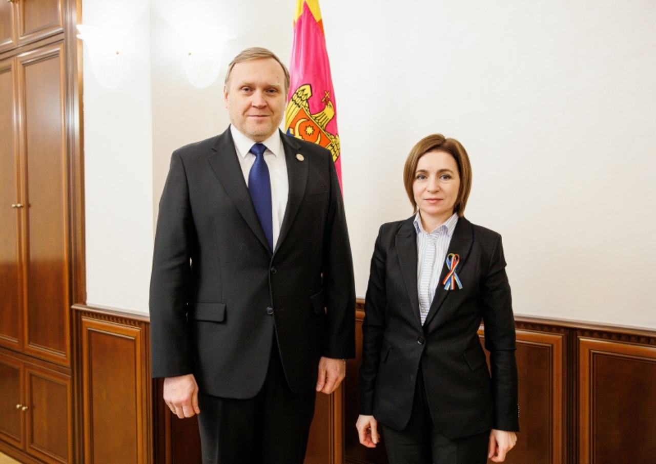 Maia Sandu, meeting with Marko Shevchenko: "Ukrainians have all our admiration for the courage with which they defend their homeland. We continue to stand by"