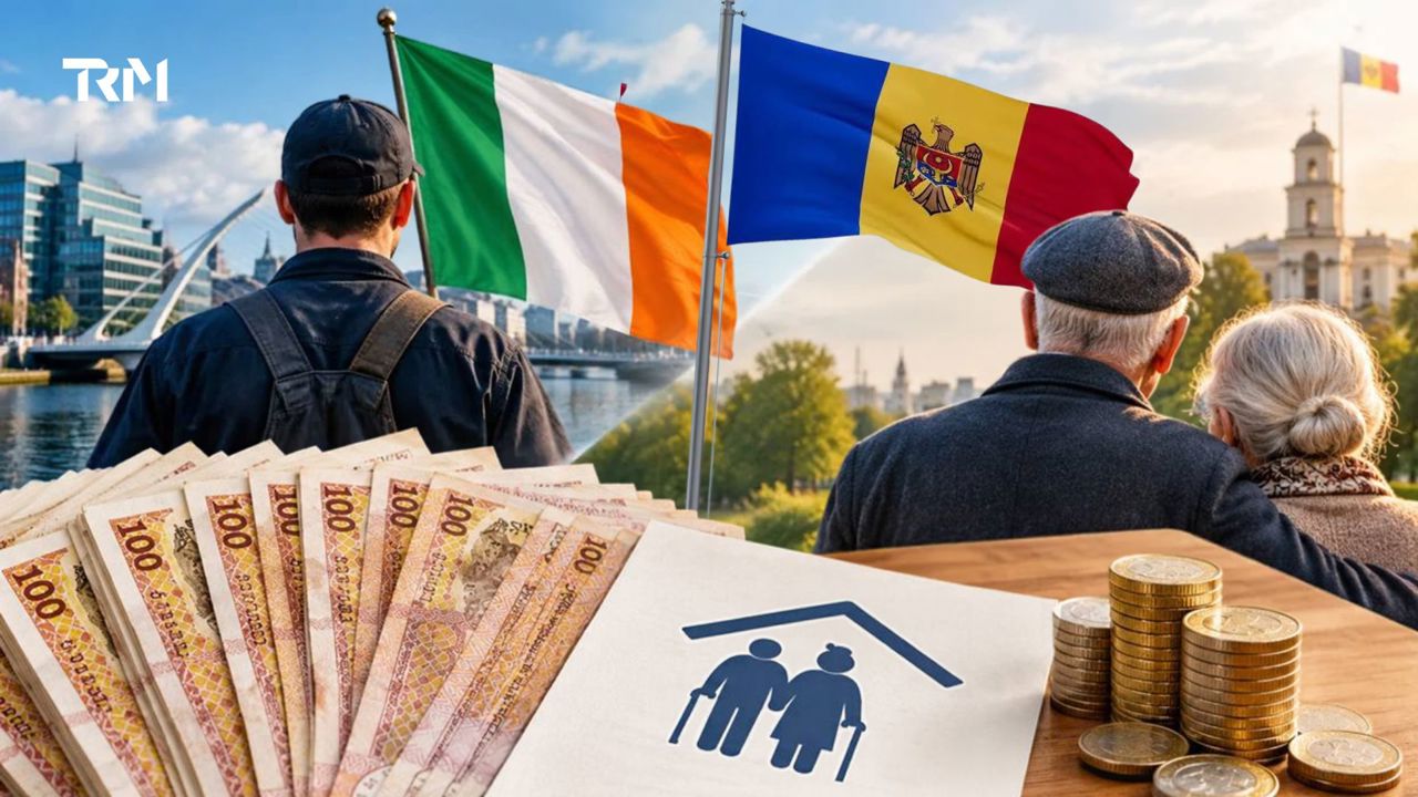 Moldovenii care au muncit în Irlanda vor avea pensie pentru anii lucrați în ambele țări