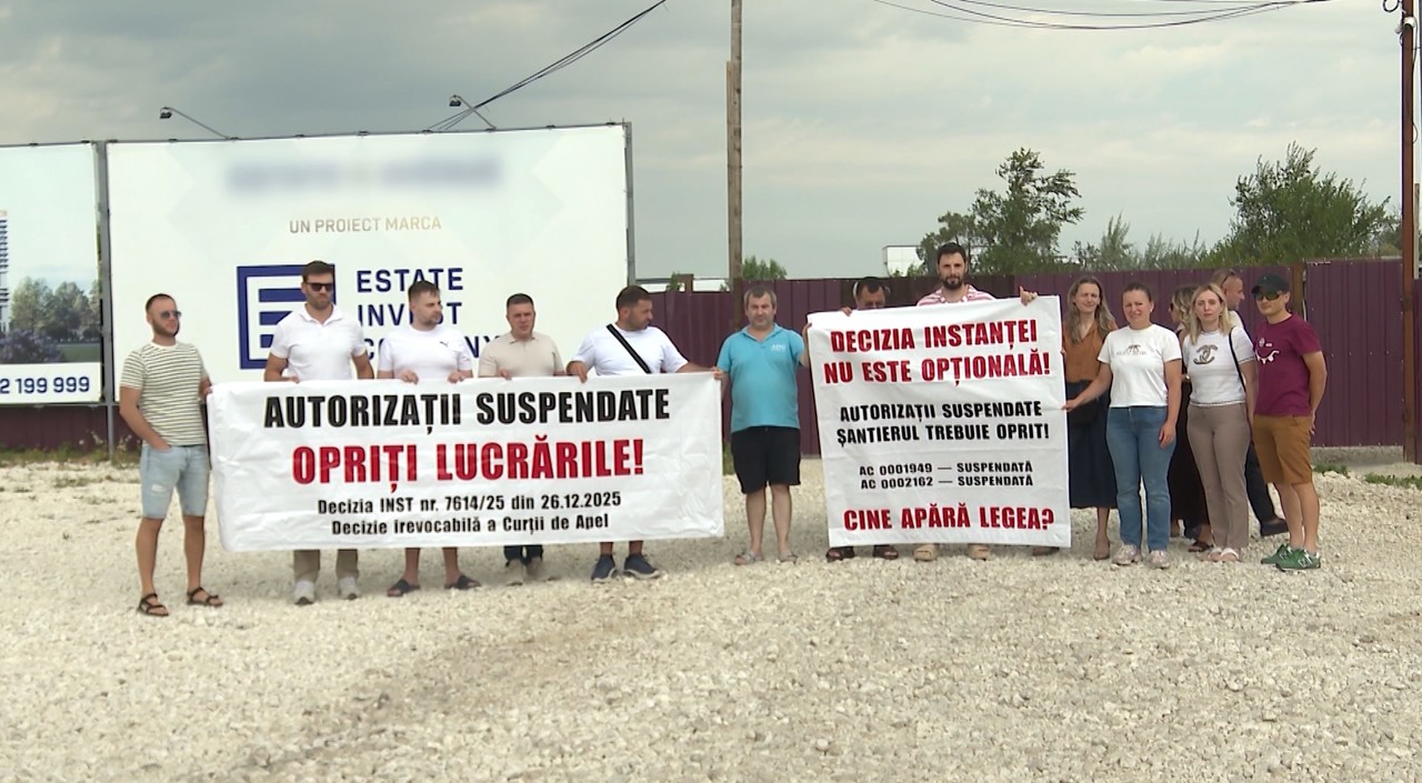 Scandal imobiliar în sectorul Ciocana: Locatarii protestează față de blocurile de 20 de etaje