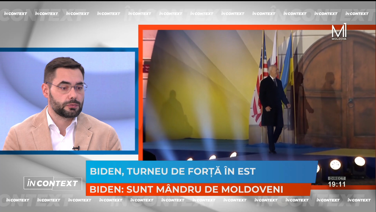 „În Context” din 22 februarie 2023. Biden - sunt mândru de moldoveni