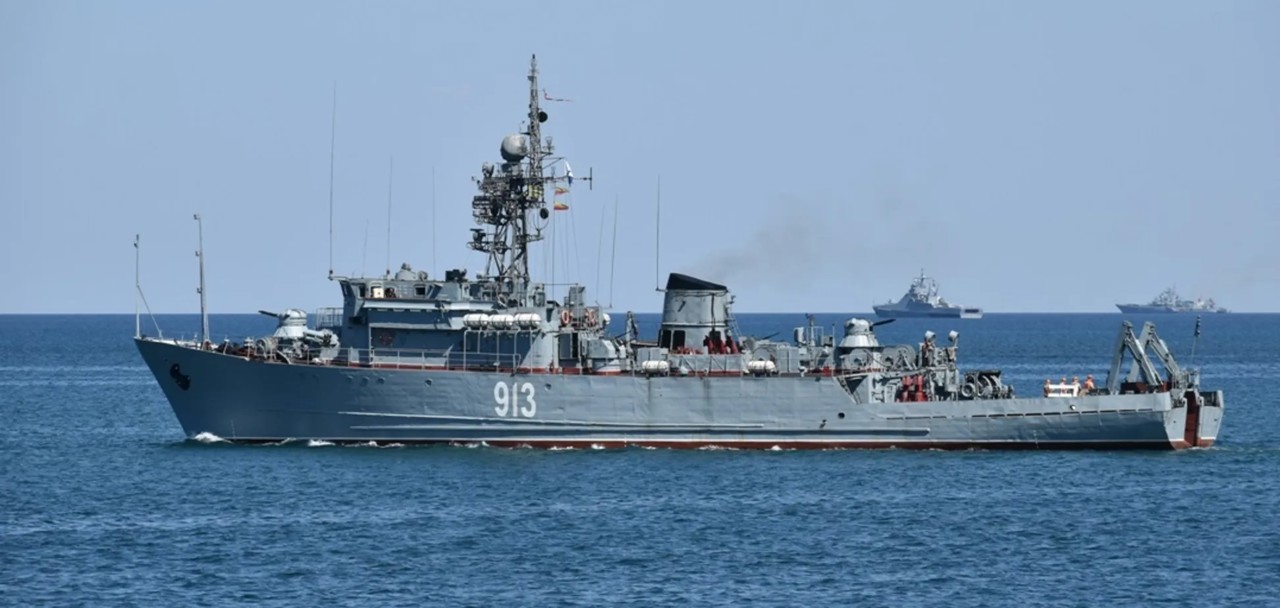Ukraine Sinks Russian Minesweeper in Black Sea