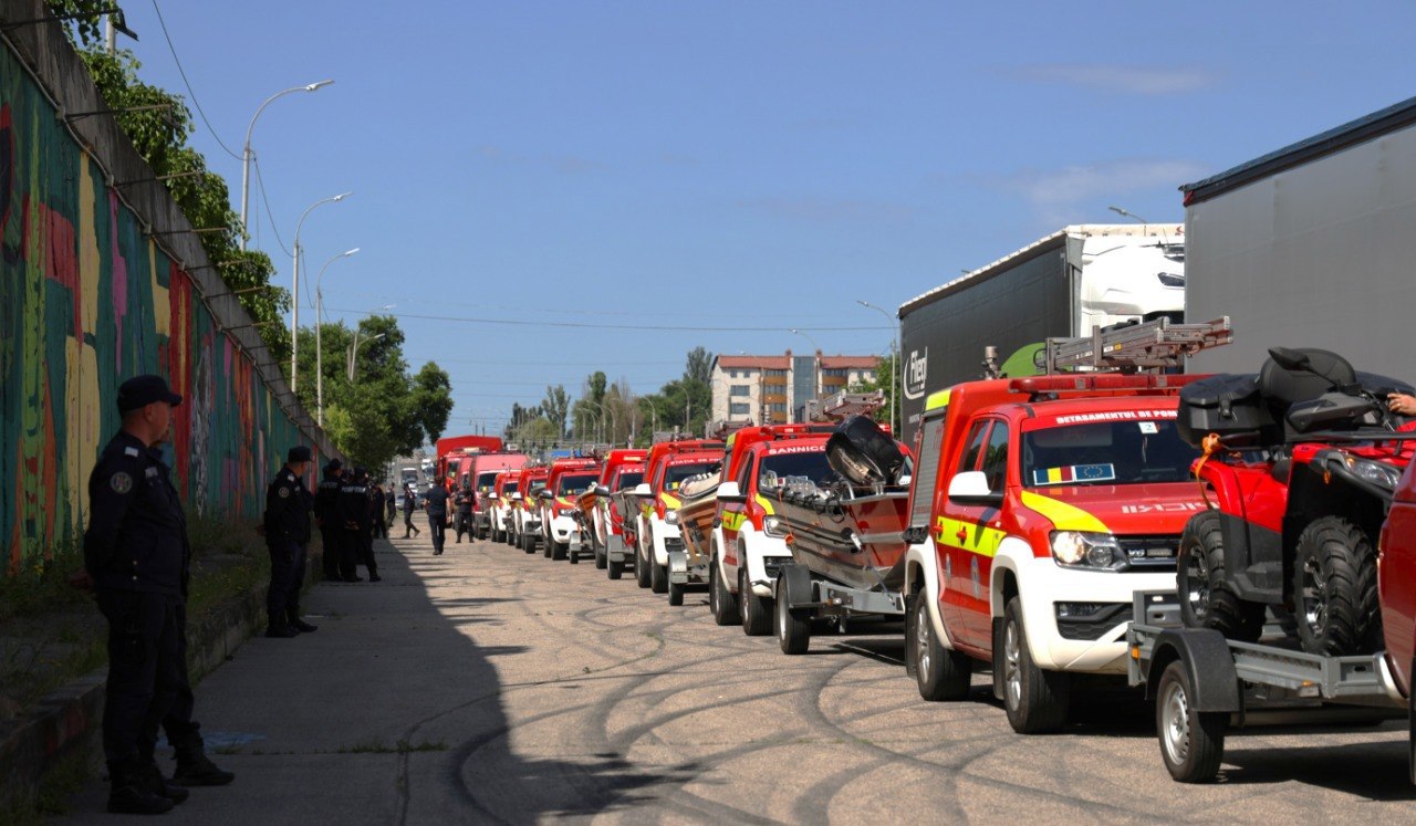 Exercițiu de amploare în R. Moldova: Salvatori din UE simulează intervenții în caz de inundații majore