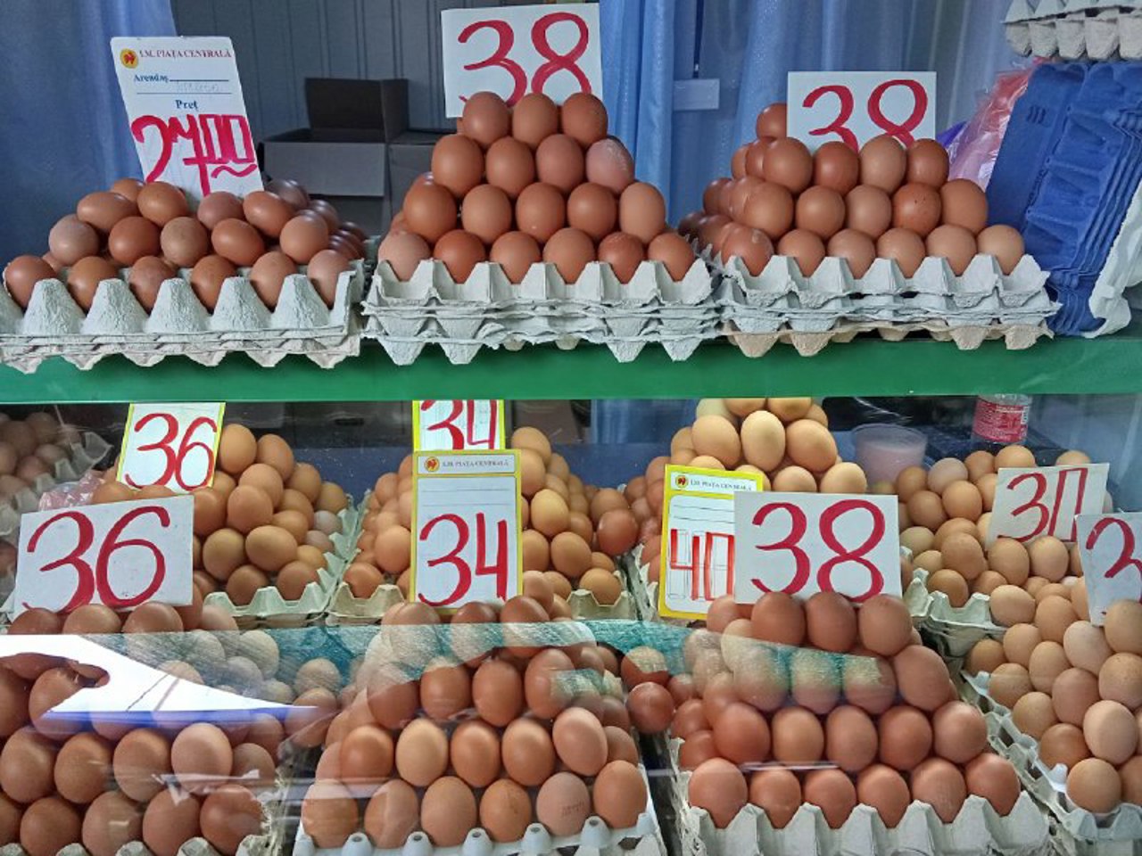 Inflație de 7%: ouăle și legumele s-au scumpit cel mai mult în octombrie