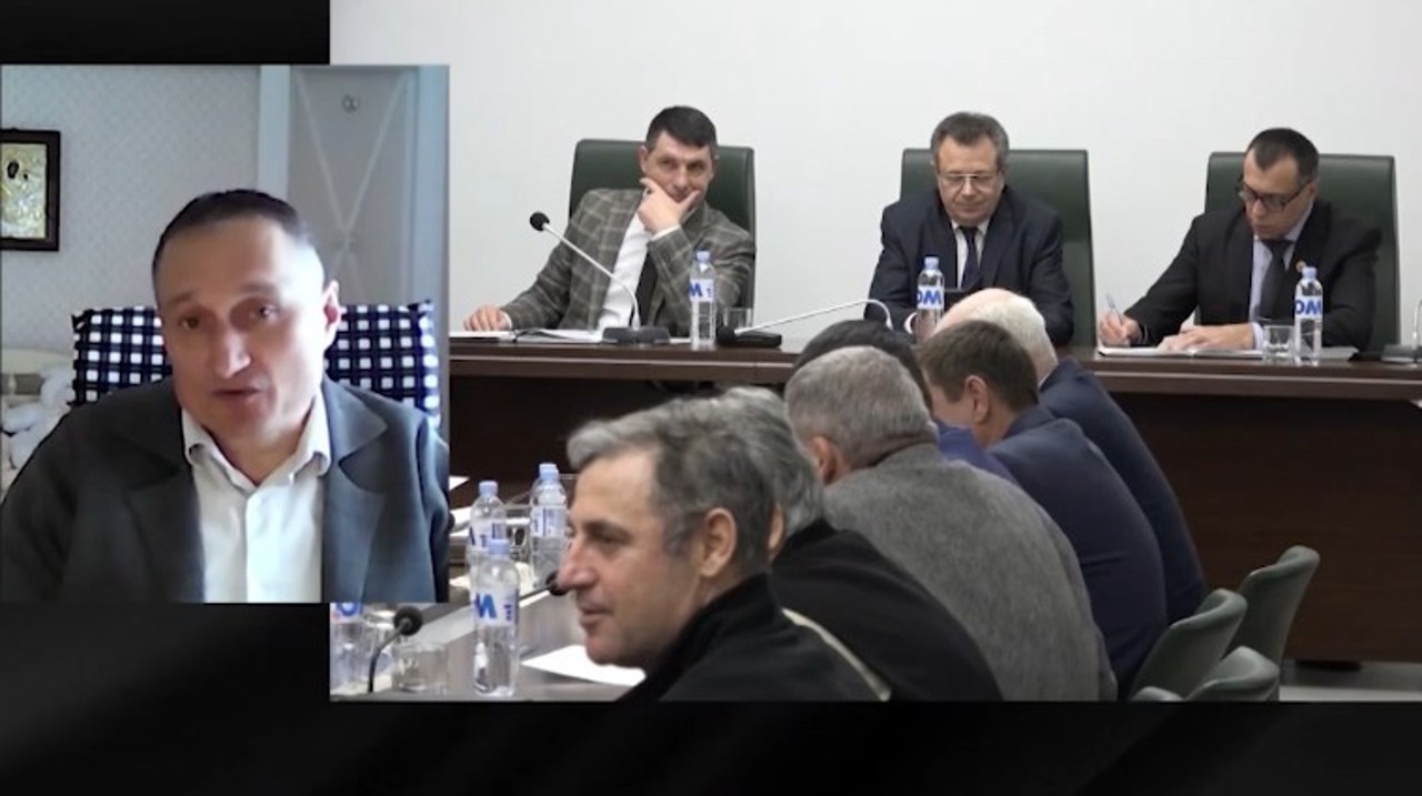 captură video - Alexandr Tarnavschi, emisiunea SCANER, TV Moldova 1