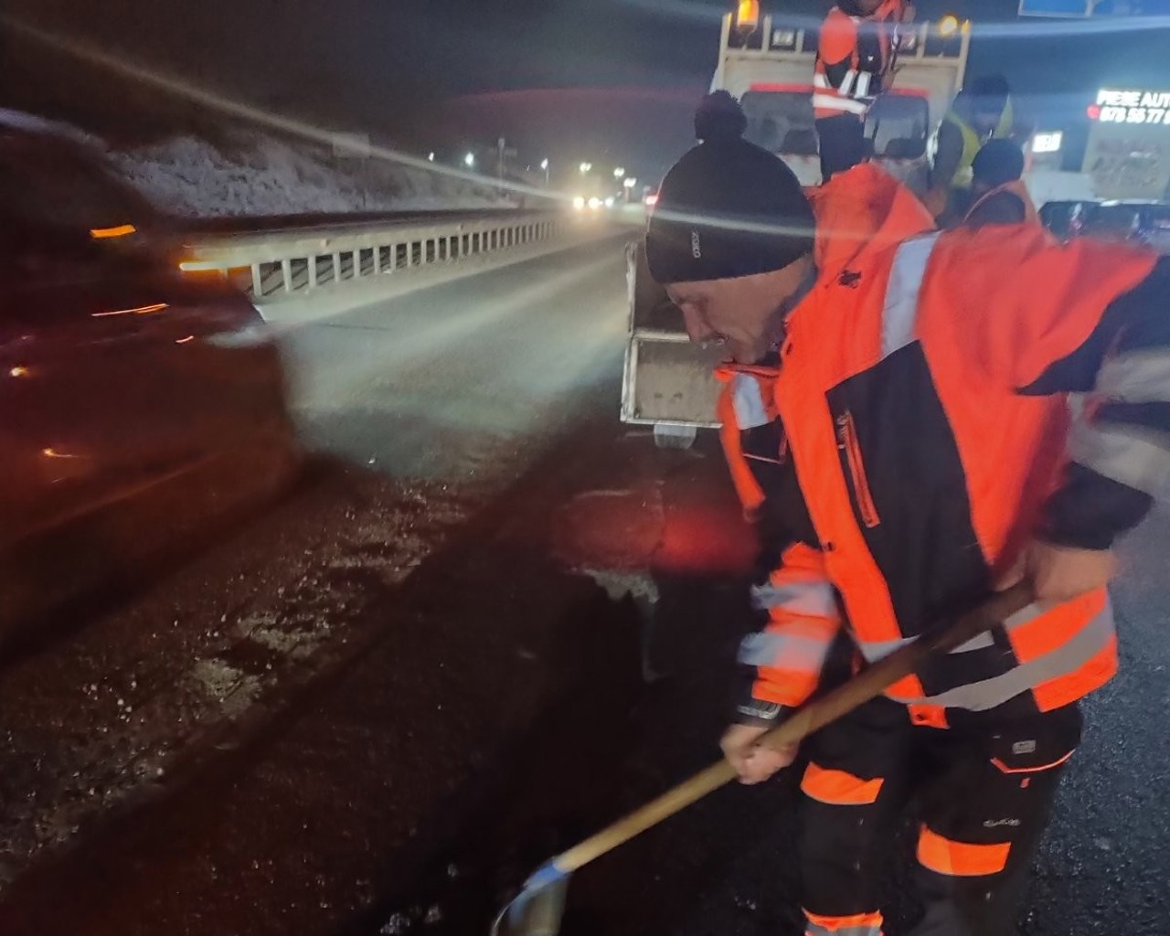 Drumarii au patrulat toată noaptea: măsuri pentru siguranța traficului