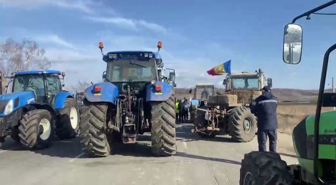 Farmers intend to repeatedly block the Leușeni-Albita border crossing point