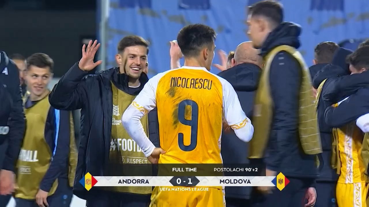 Andora : Moldova, Liga Națiunilor, 16.11.2024