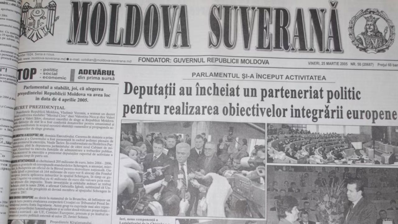 CAMPANIE MOLDOVA 1 | „35 de ani de independență”: 2005 - anul reconfirmării  guvernării comuniste și apropierii de UE