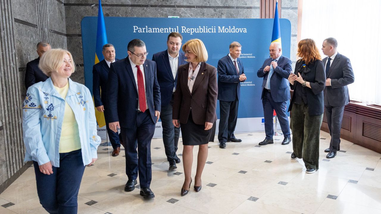 Delegații Radei Supreme de la Kiev, în vizită la Chișinău /Parlamentul Republicii Moldova