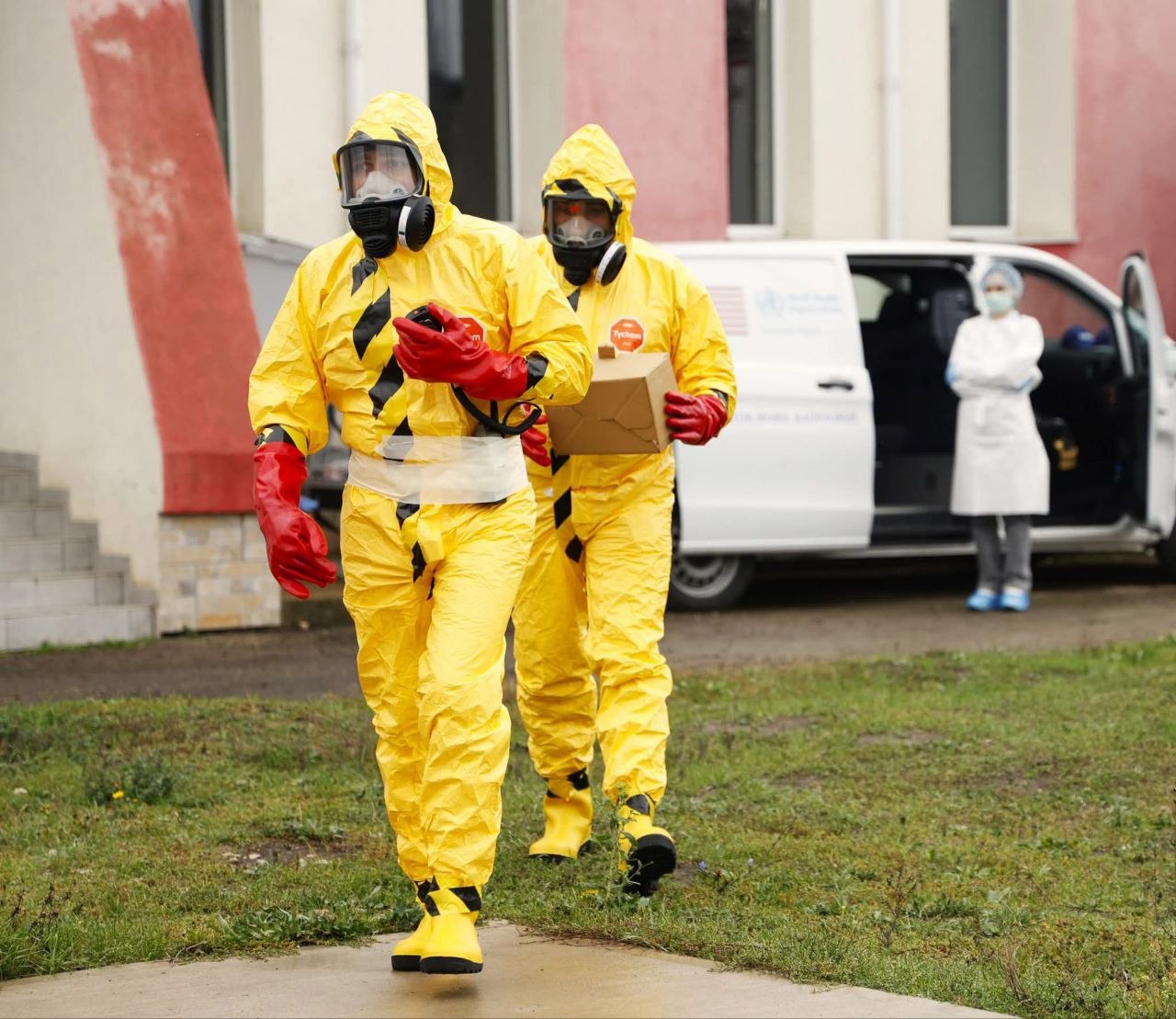 IGSU a simulat intervenții de riscuri chimice și biologice. Exercițiul a inclus și un scenariu cu rabie