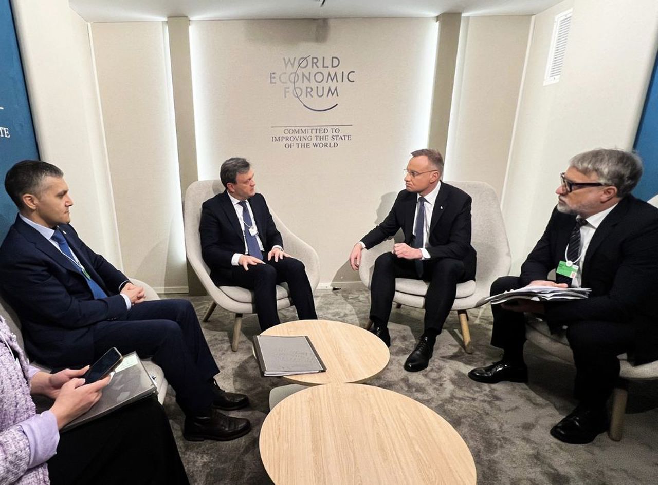 Davos Forum: The Moldovan Prime Minister discussed with his counterparts the strengthening of economic relations with Bulgaria and Poland