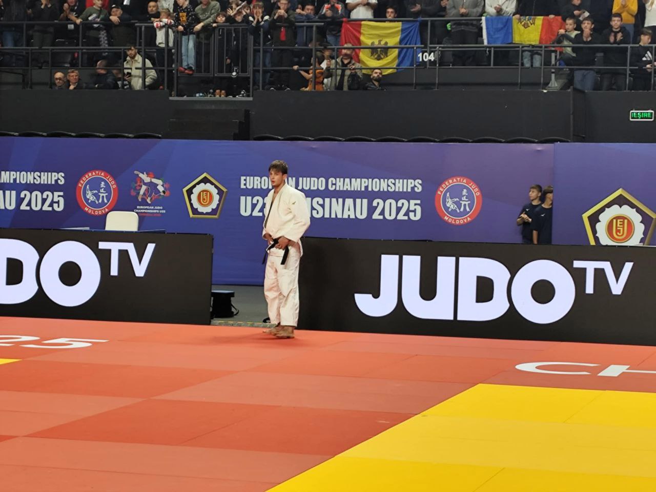 Mihail Latișev wins silver at the European Under-23 Judo Championships