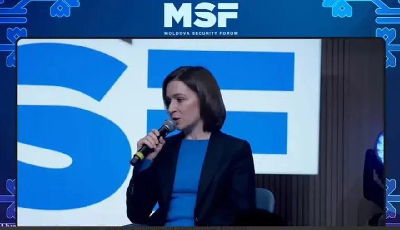 Майя Санду на втором форуме по безопасности Молдовы: Власти разрабатывают национальный план устойчивости