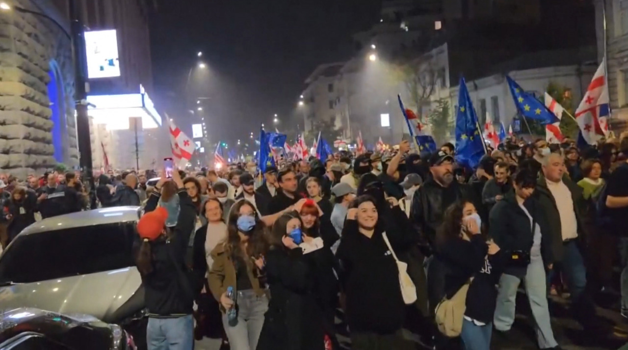 Miting pro-UE în Georgia: cetățenii cer continuarea drumului european