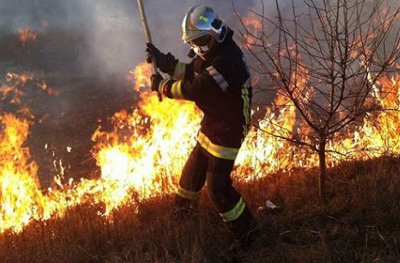 Peste 110 hectare de vegetație uscată au fost mistuite de incendii în ultimele 24 de ore