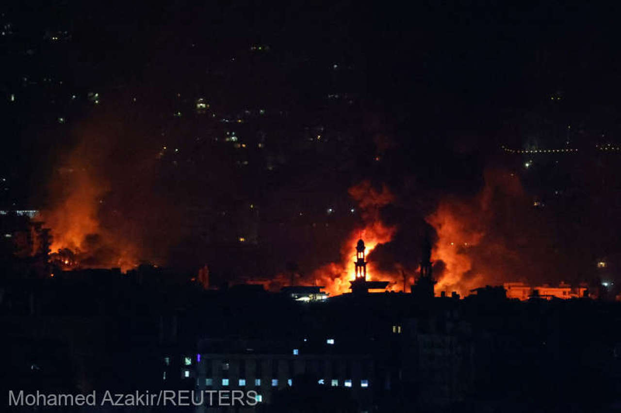 Israelul continuă să bombardeze suburbiile din sudul Beirutului