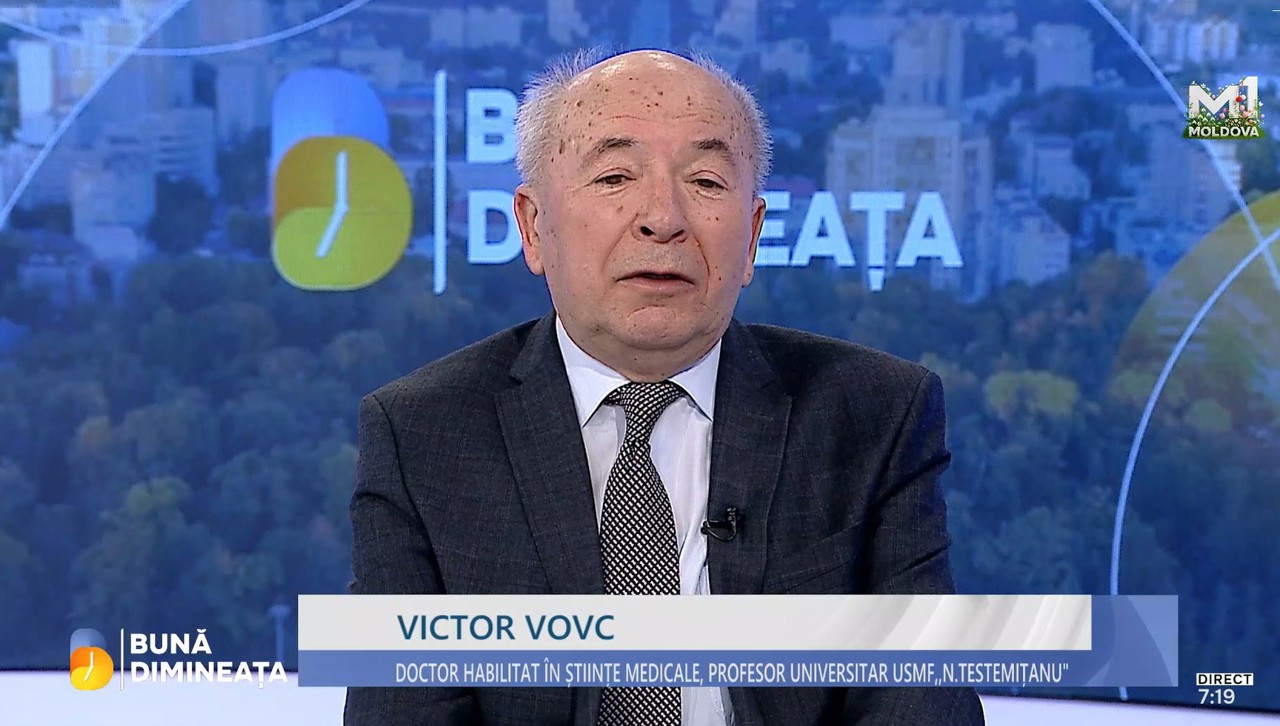 Victor Vovc (captură video - emisiunea „Bună Dimineața”, Moldova 1)