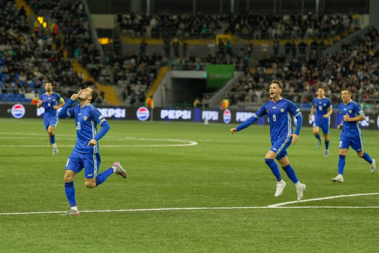 Echipa națională de fotbal a Republicii Moldova rămâne cu picioarele pe pământ după victoria din Kazahstan