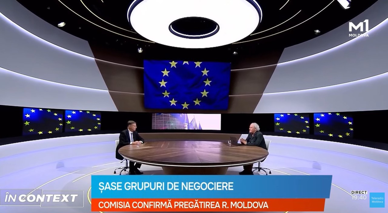 R. Moldova, pregătită să deschidă toate clusterele de negociere. Valdis Dombrovskis, la Moldova 1: „Suntem gata să avansăm” 