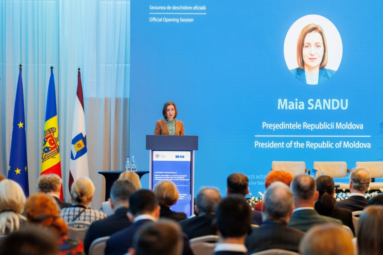 Maia Sandu: Libertatea de exprimare este tot mai des folosită pentru manipulare și dezinformare