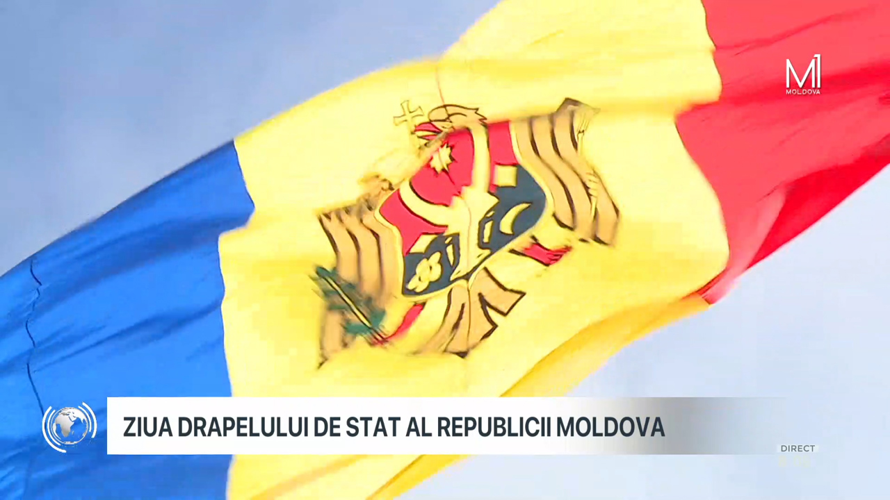„ULTIMA ORĂ”: 27 aprilie – Ziua Drapelului de Stat al Republicii Moldova