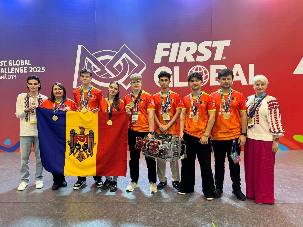 Republic of Moldova wins gold at the 2025 FIRST Global Challenge