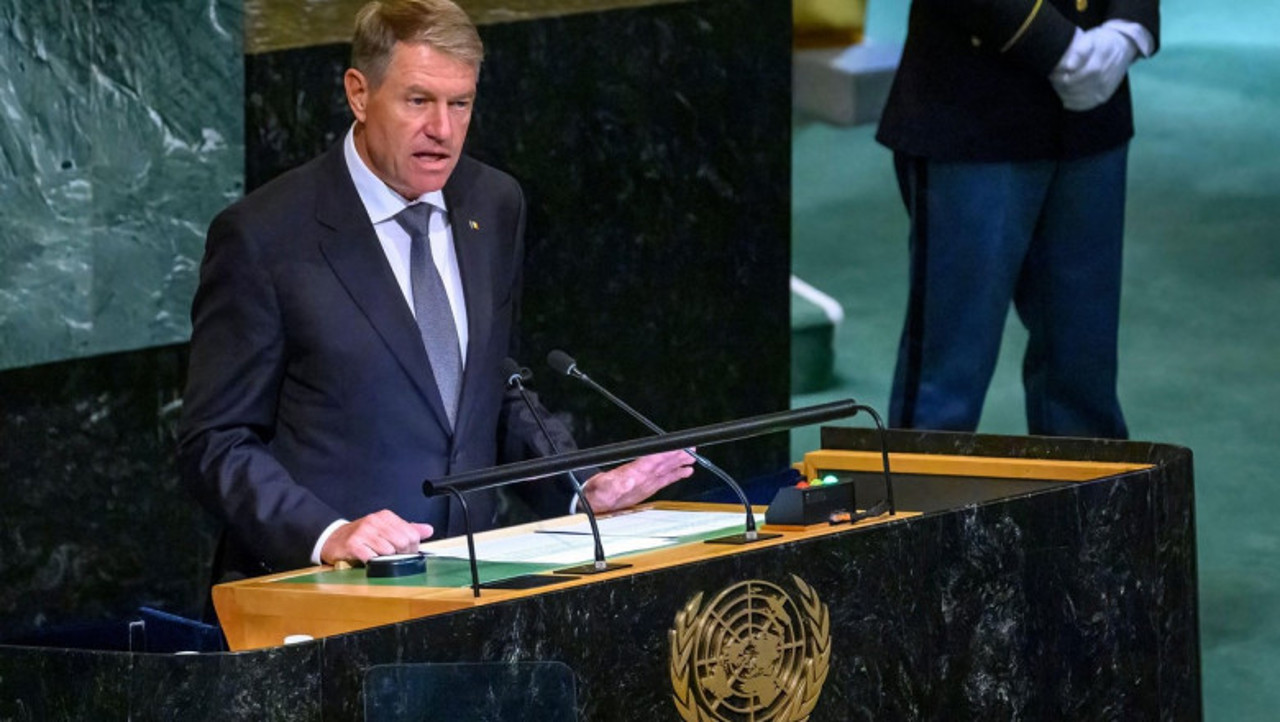 Klaus Iohannis, la ONU: România a oferit „sprijin substanțial” Republicii Moldova, „țara cea mai afectată de război, după Ucraina”