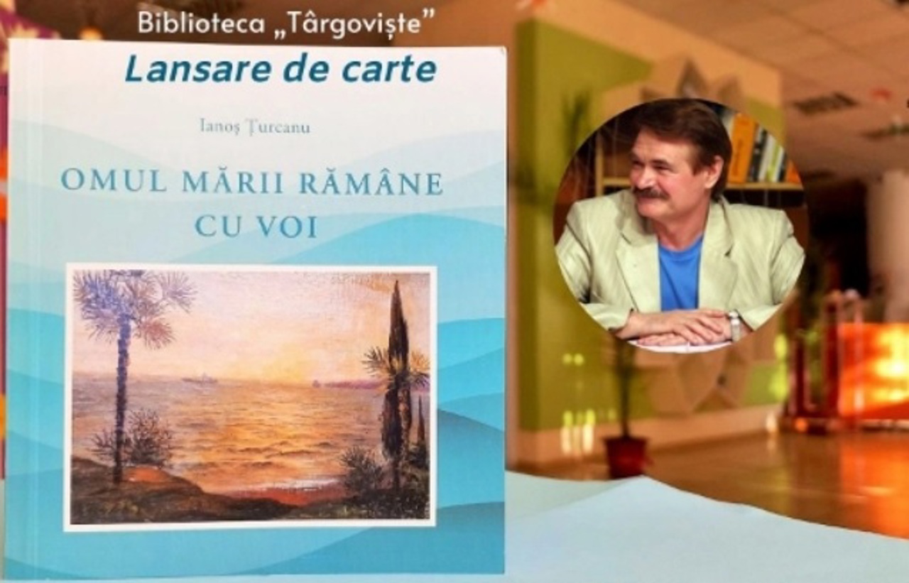„Omul mării rămâne cu voi” - o nouă carte semnată de scriitorul Ianoș Țurcanu, lansată la Chișinău