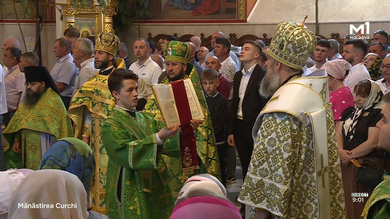 Domnului să ne rugăm! Pogorârea Sf. Duh (Duminica Mare). Transmisiune de la Mănăstirea Curchi