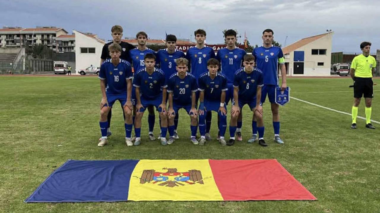 Echipa națională a Republicii Moldova a încheiat cu o victorie ciclul preliminar al Campionatului European de fotbal la nivel de juniori „sub 19 ani"