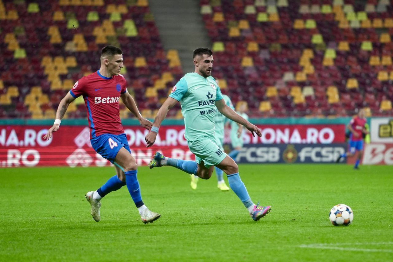 Victorie la scor a echipei FCSB în Superliga românească de fotbal