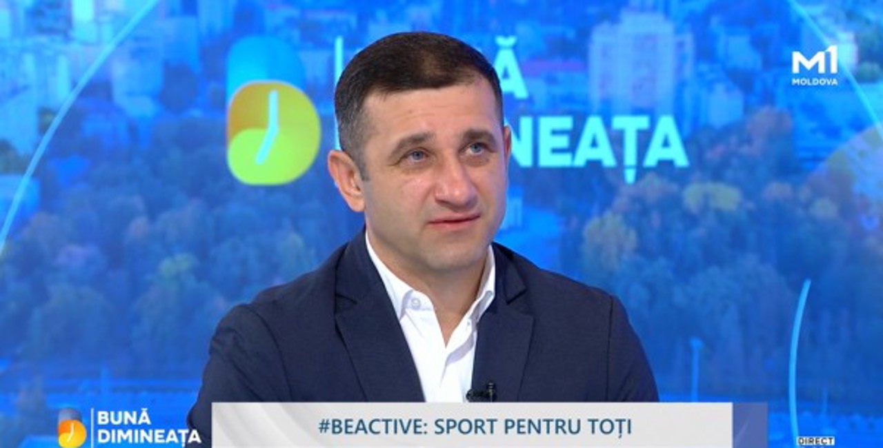 „Fii activ” | O săptămână de sport, un obicei pentru tot anul. Secretar de stat, la Moldova 1: „Sperăm să existe continuitate” 