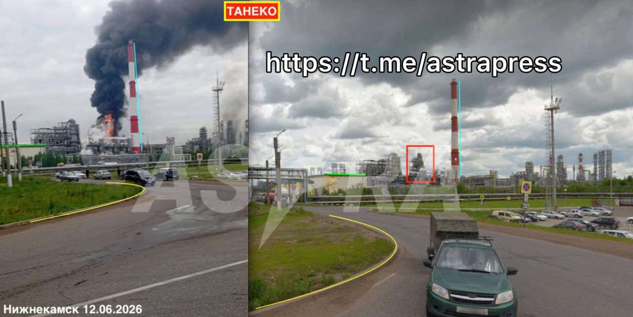 Incendii la o rafinărie strategică din Tatarstan: Complexul „Tatneft” din Nijnekamsk, atacat 