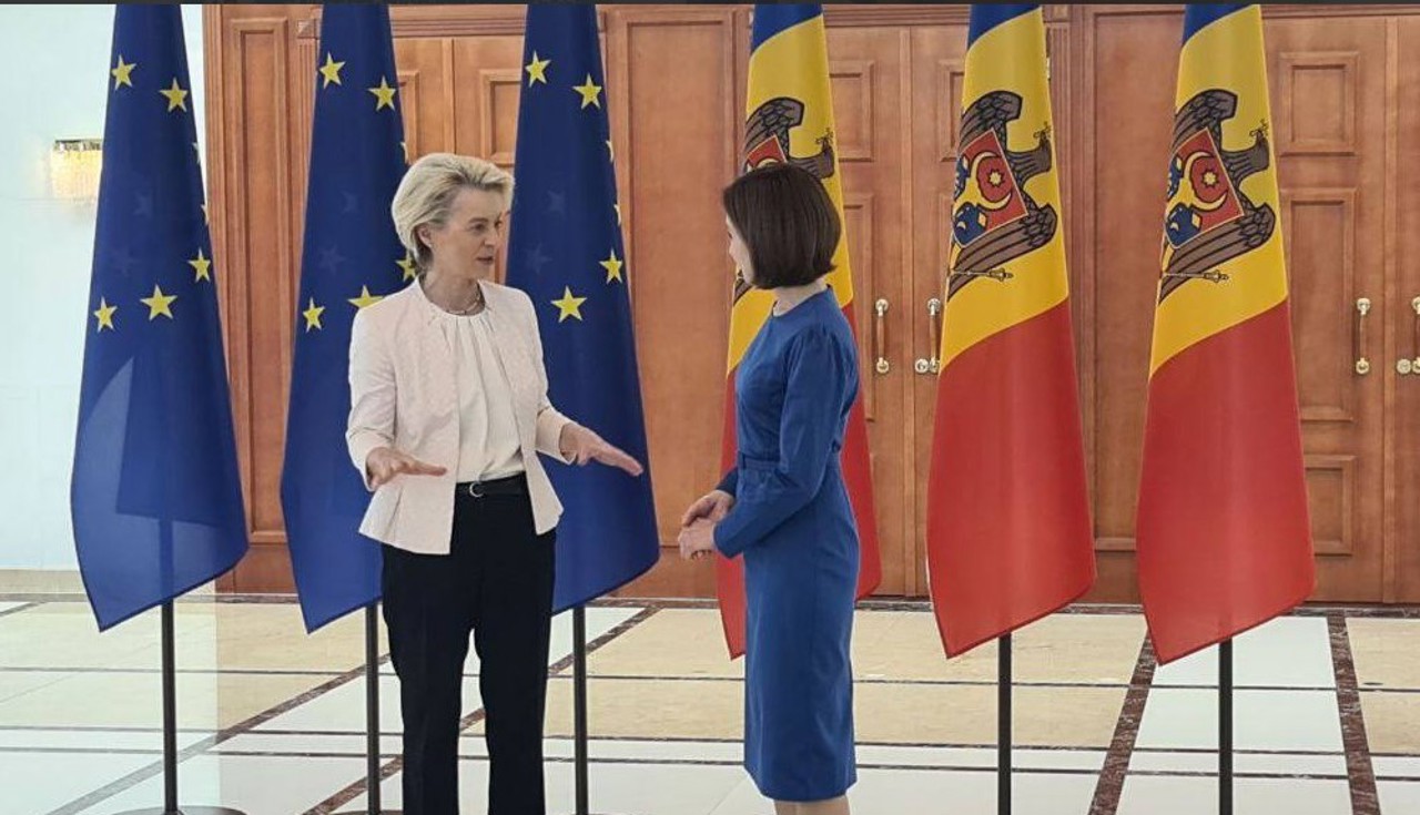 Summit CPE: Maia Sandu și Ursula von der Leyen au susținut o conferință de presă