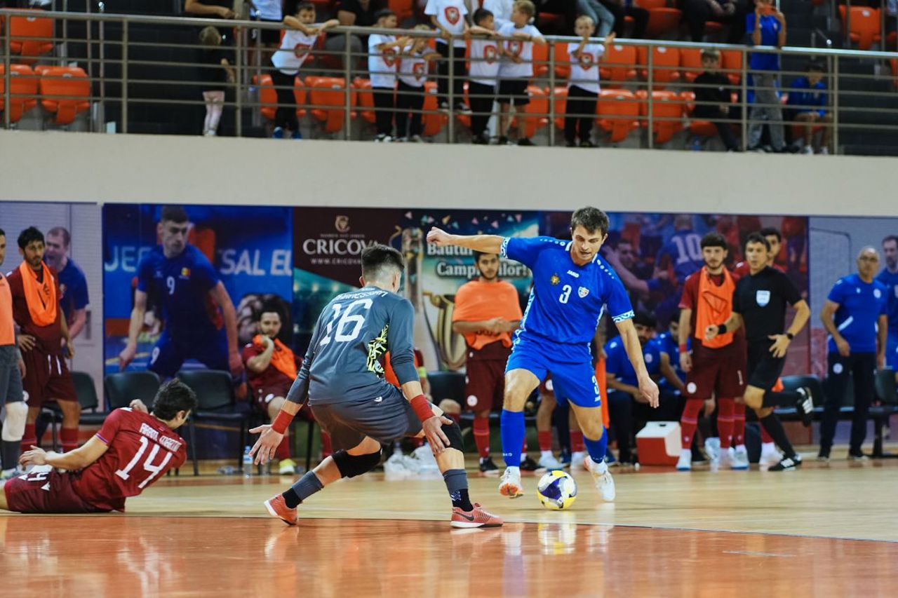 Echipa națională de fotbal în sală a Republicii Moldova: Remiză în partida amicală cu selecționata Armeniei 