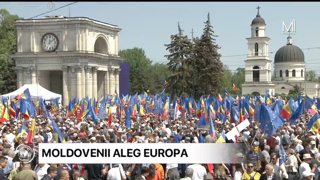 MESAGER din 21 mai 2023 // Moldovenii aleg Europa/Adepții lui Șor vor referendum